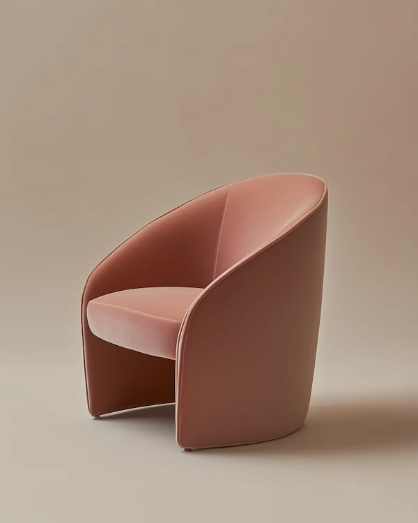 Modern Terracotta Chair