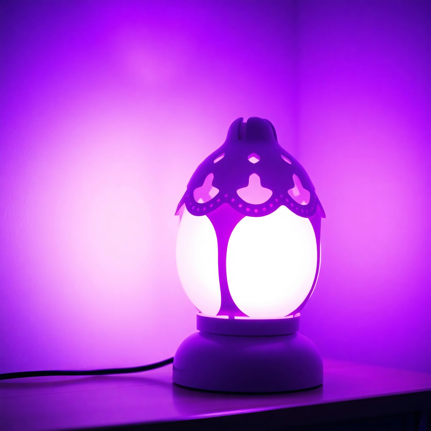 Elegant Purple Lamp