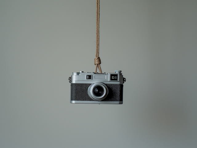 Suspended Vintage Rangefinder