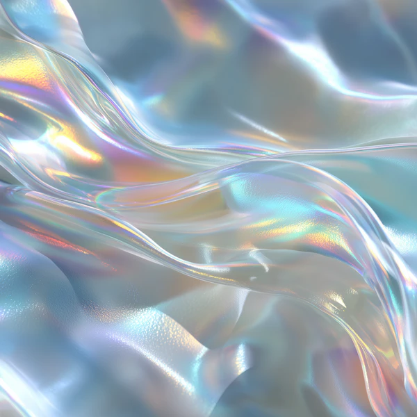 Iridescent Surface Close-Up