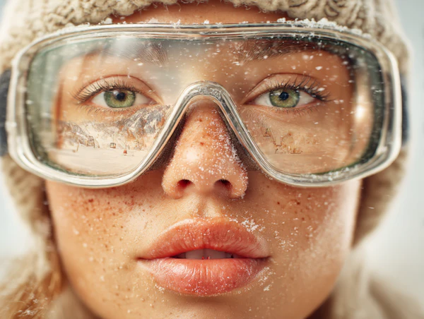 Snowy Reflection Portrait