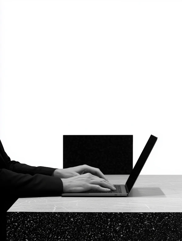 Minimalist Typing Scene