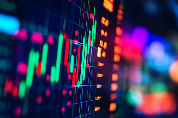 Futuristic Stock Chart