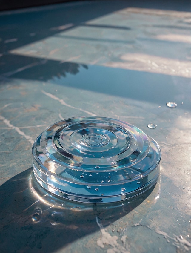 Glass Object Close-Up