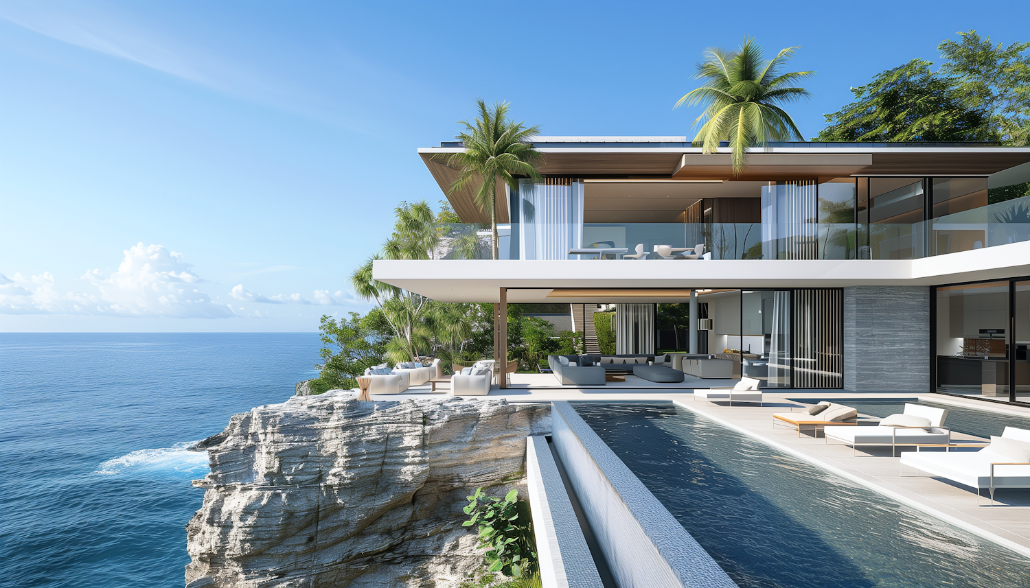 Luxurious Modern Cliffside House