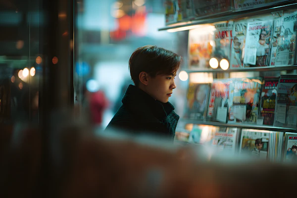 Thoughtful Magazine Browsing