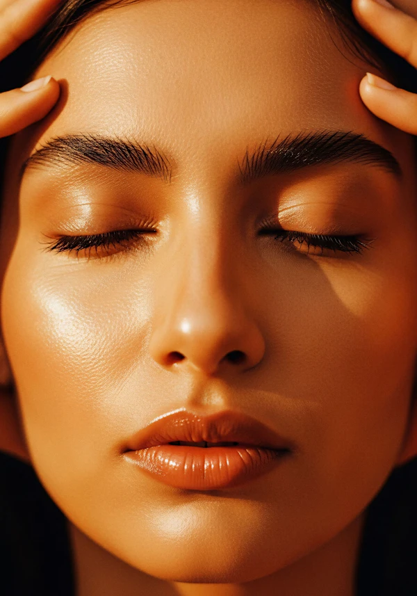 Serene Facial Close-Up