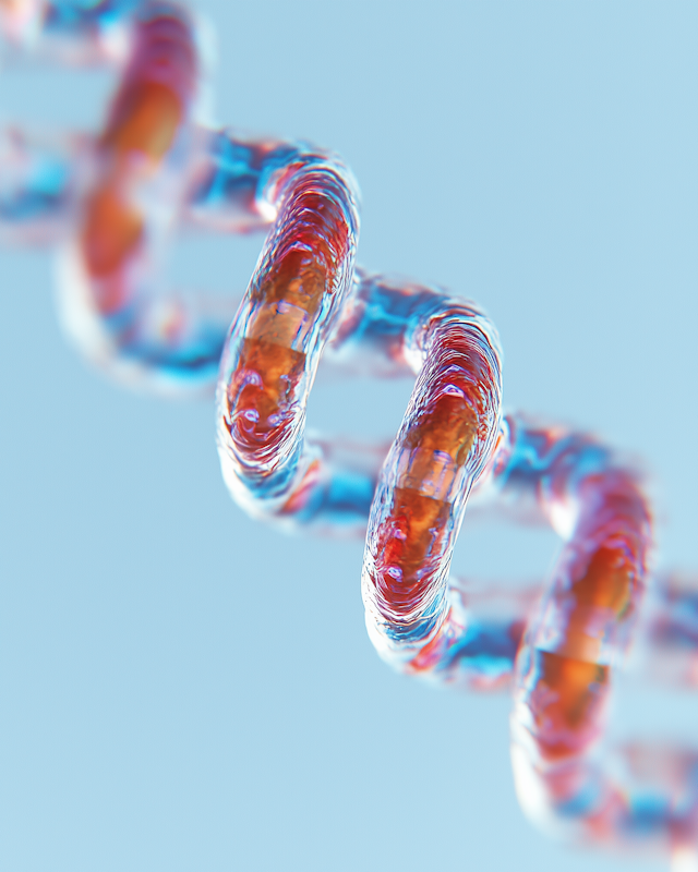 Artistic DNA Helix