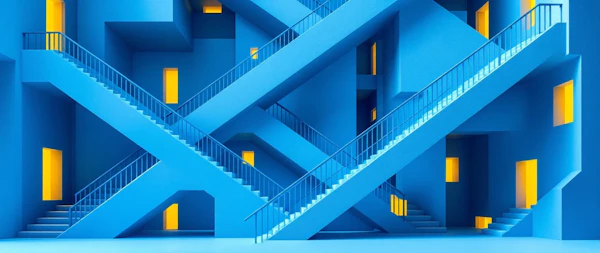 Intersecting Staircases