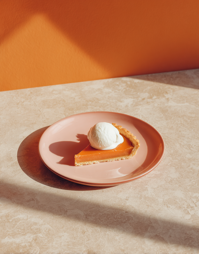 Pumpkin Pie and Ice Cream