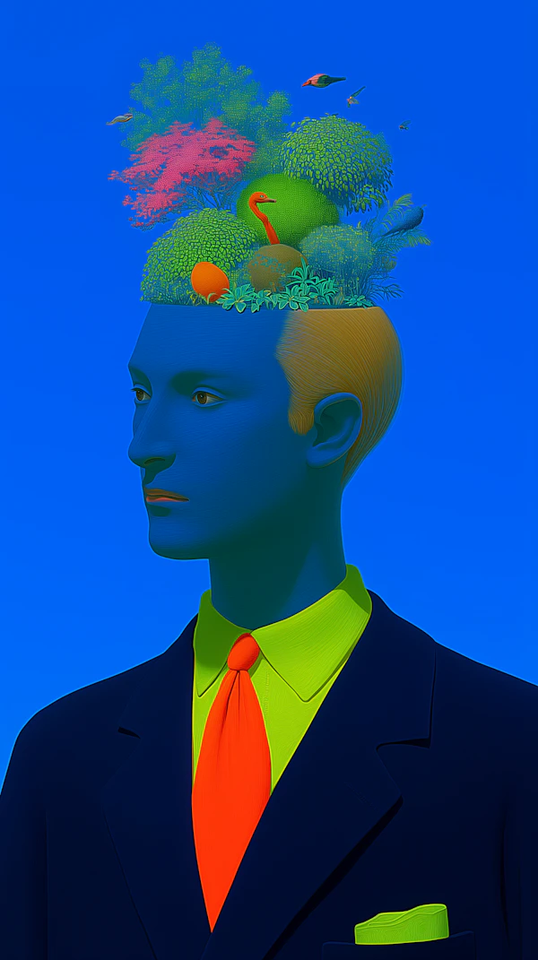 Surreal Ecosystem Portrait