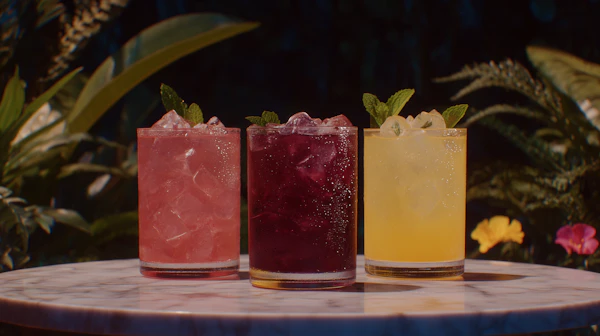 Refreshing Beverages Display
