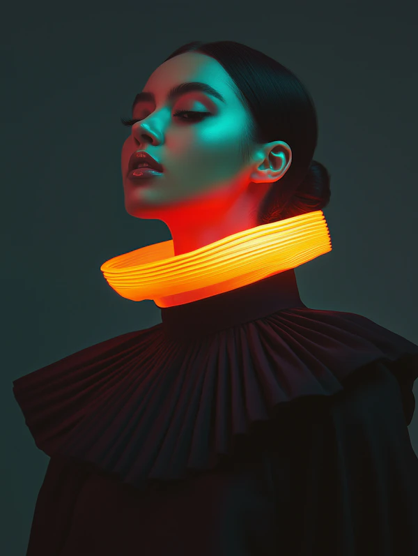 Futuristic Woman Portrait