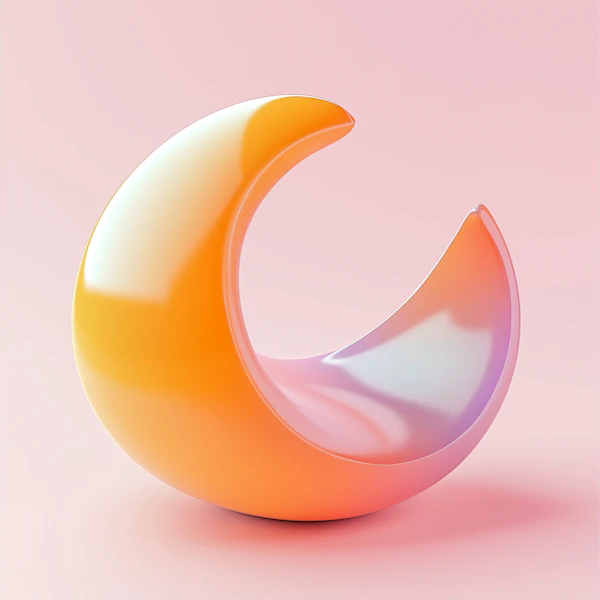 Futuristic Gradient Object