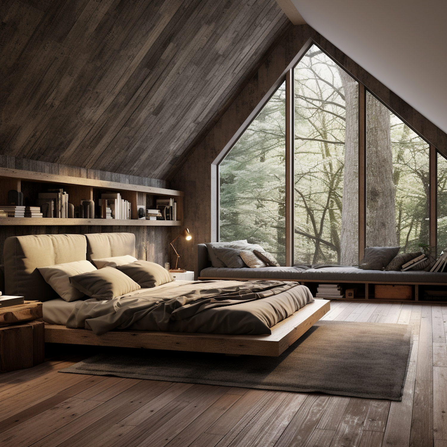 Forestview Rustic Retreat Bedroom