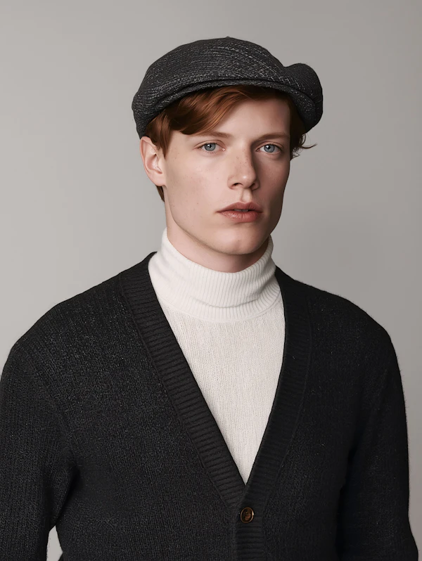 Portrait with Flat Cap