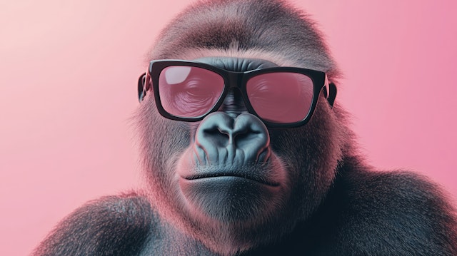 Gorilla with Sunglasses