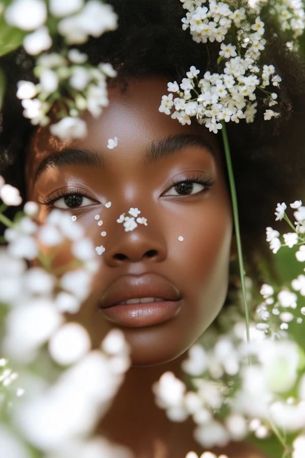 Ethereal Floral Portrait