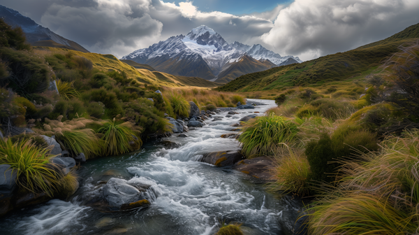 Majestic River Landscape