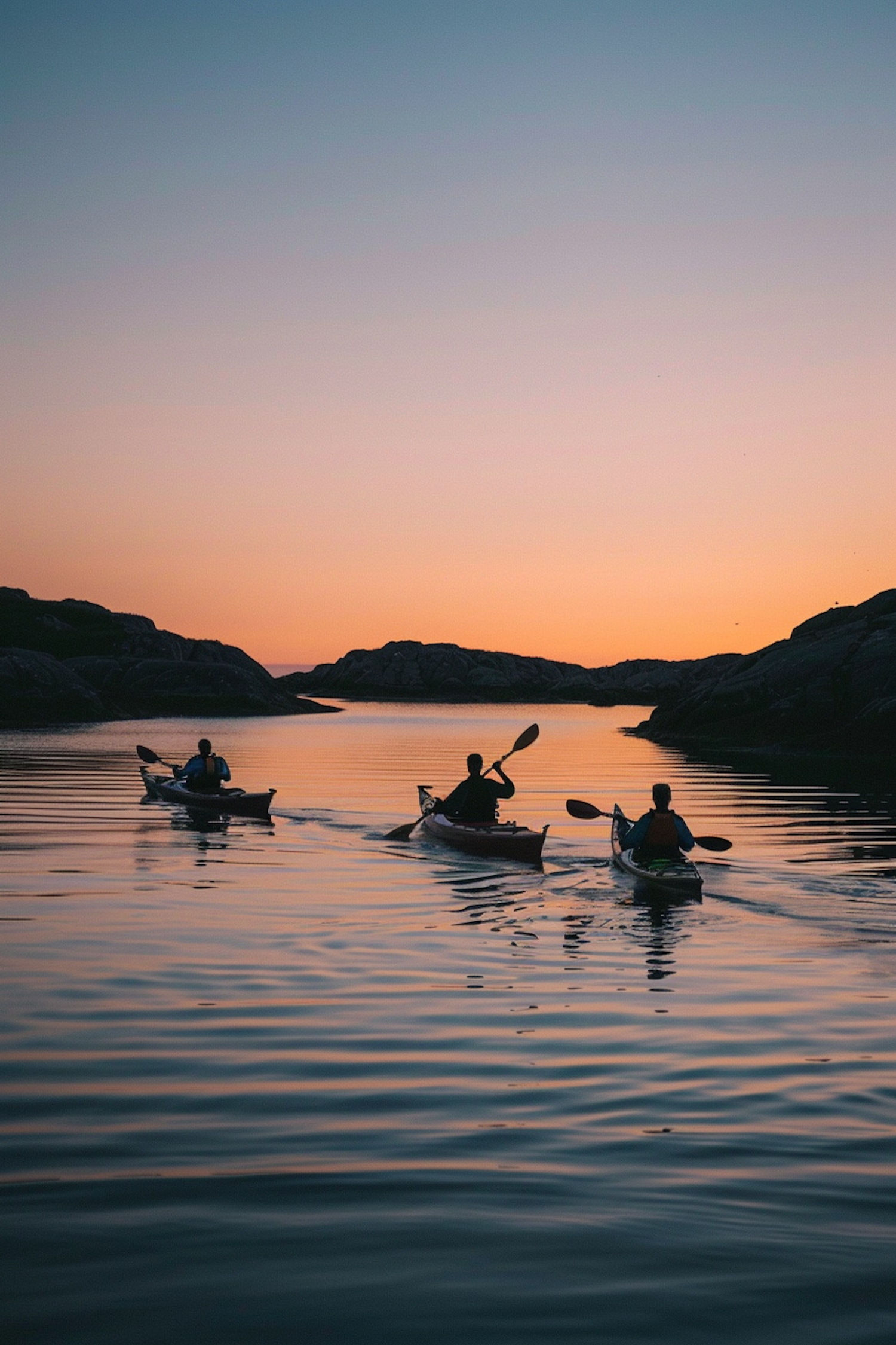 Serene Sunset Kayaking