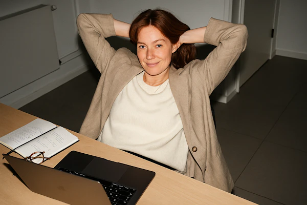 Relaxed Office Pose
