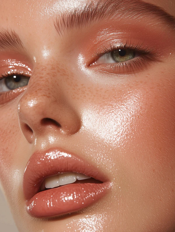 Radiant Makeup Close-Up