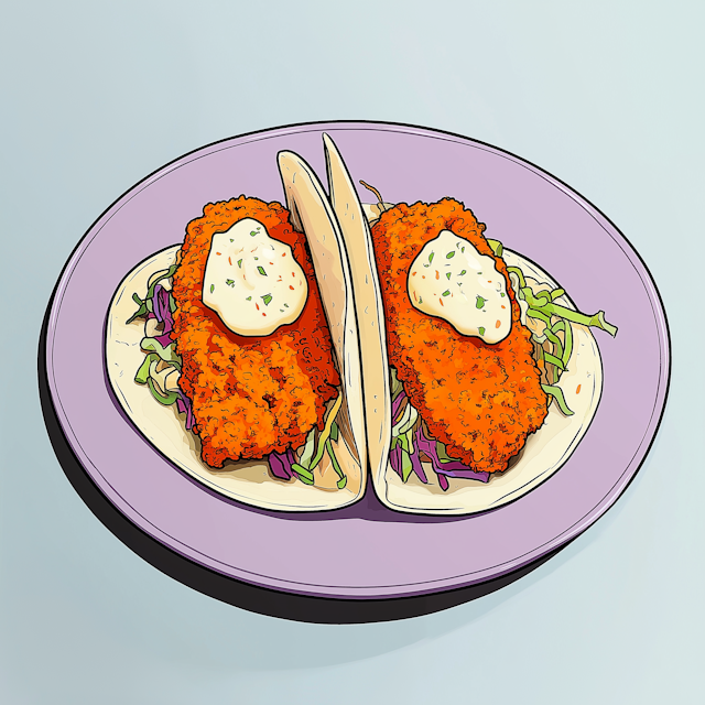 Brightly Illustrated Tacos