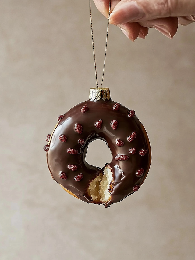 Festive Donut Ornament