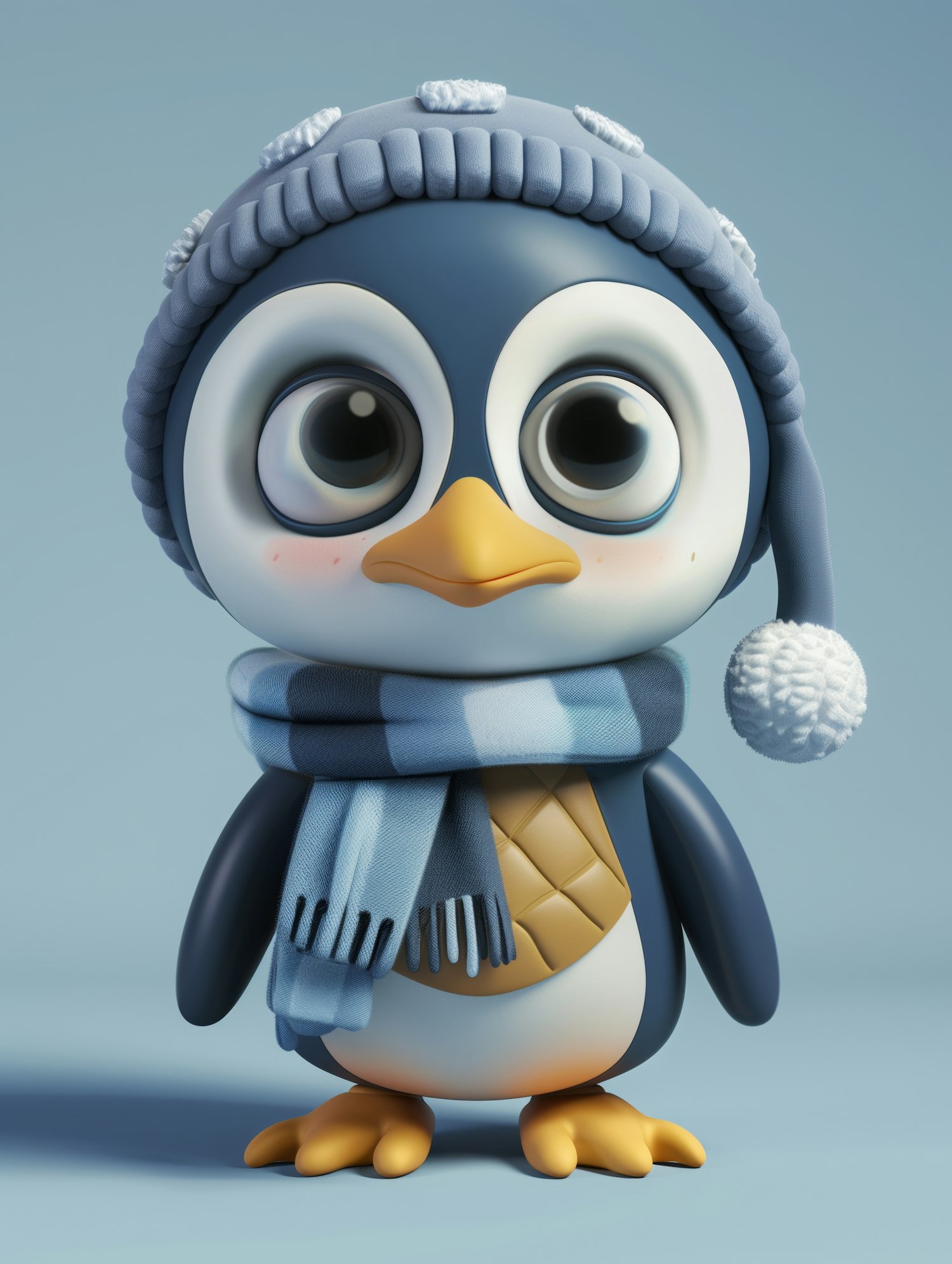 Adorable Cartoon Penguin