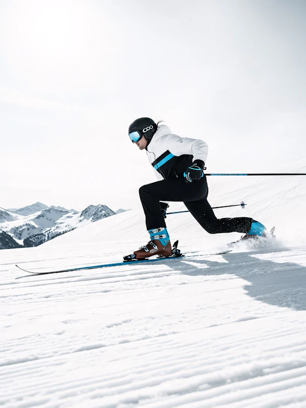 Dynamic Skier Action