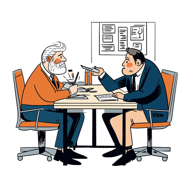 Business Discussion Illustration