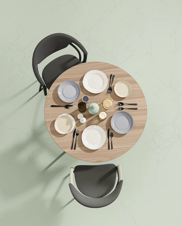 Minimalist Dining Setup