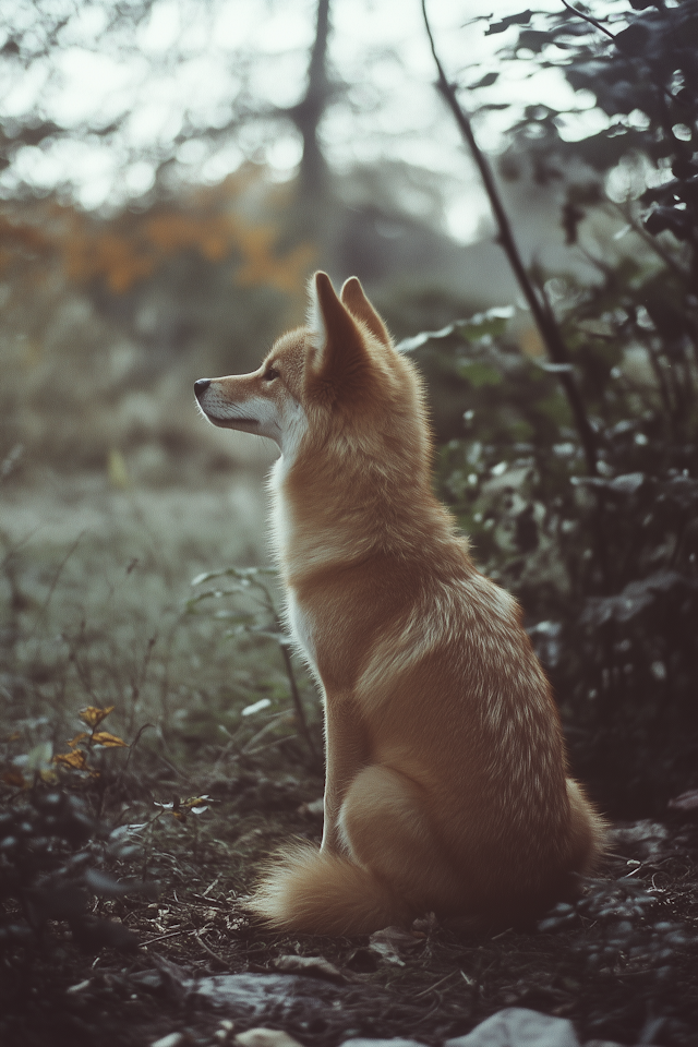 Serene Fox in Natural Setting