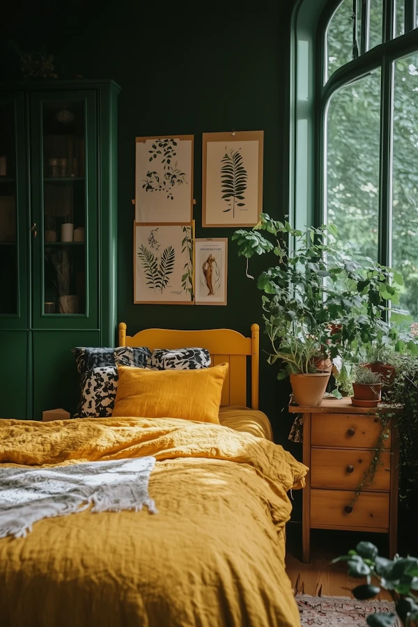 Cozy Green Bedroom