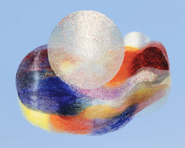 Vibrant Abstract Sphere