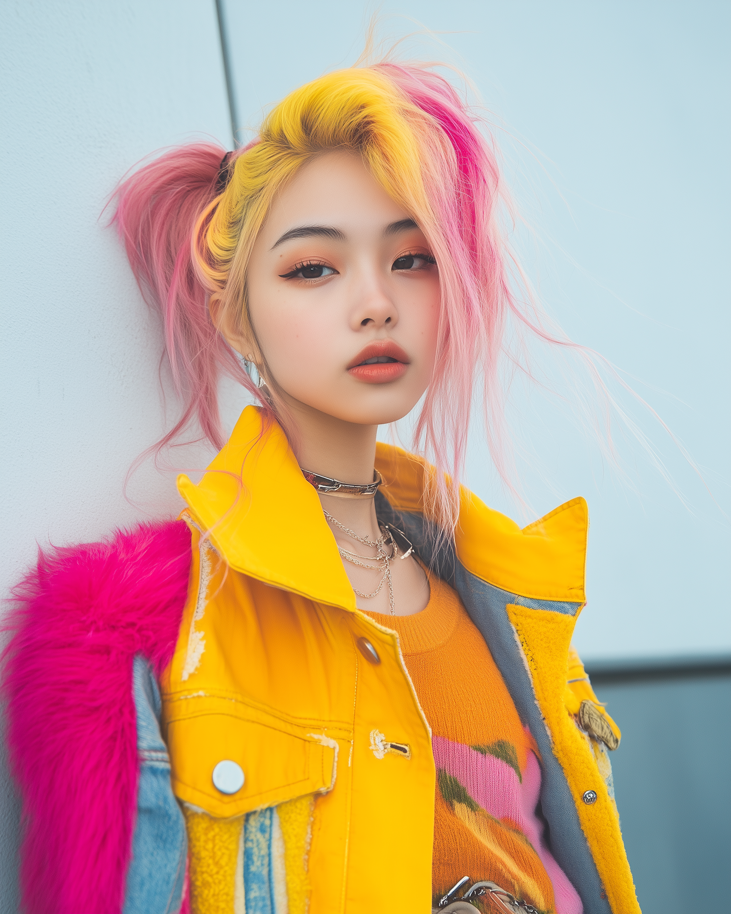 Vibrant Fashion Portrait