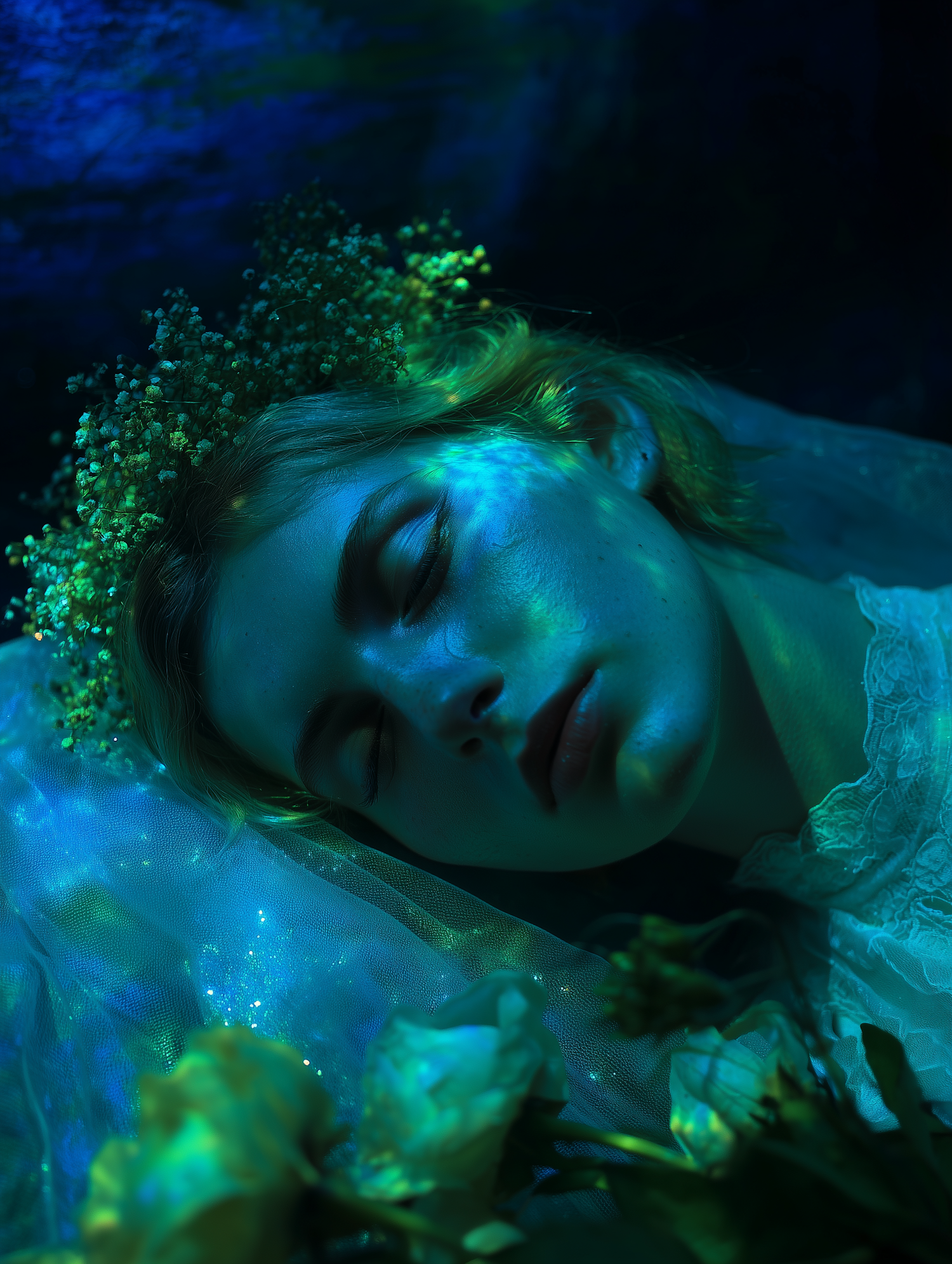 Dreamlike Floral Portrait