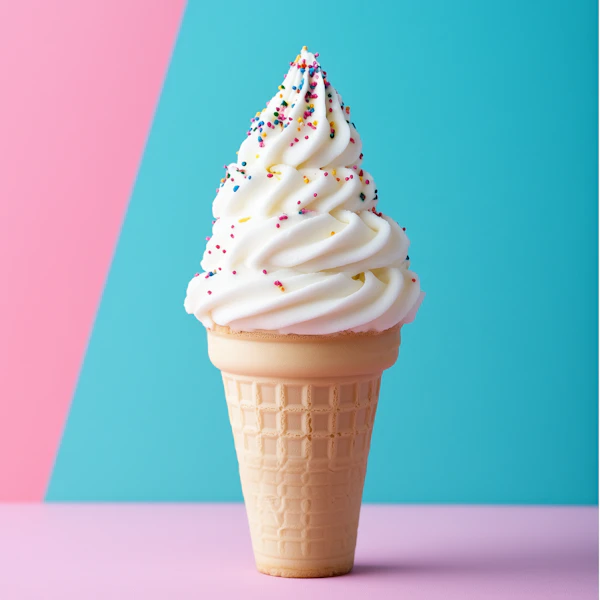 Vanilla Soft-Serve Cone