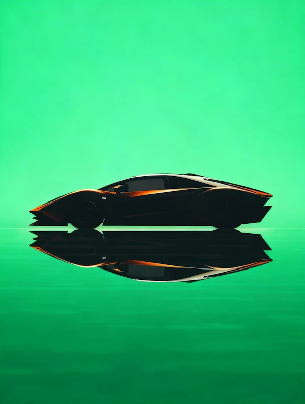 Futuristic Sports Car