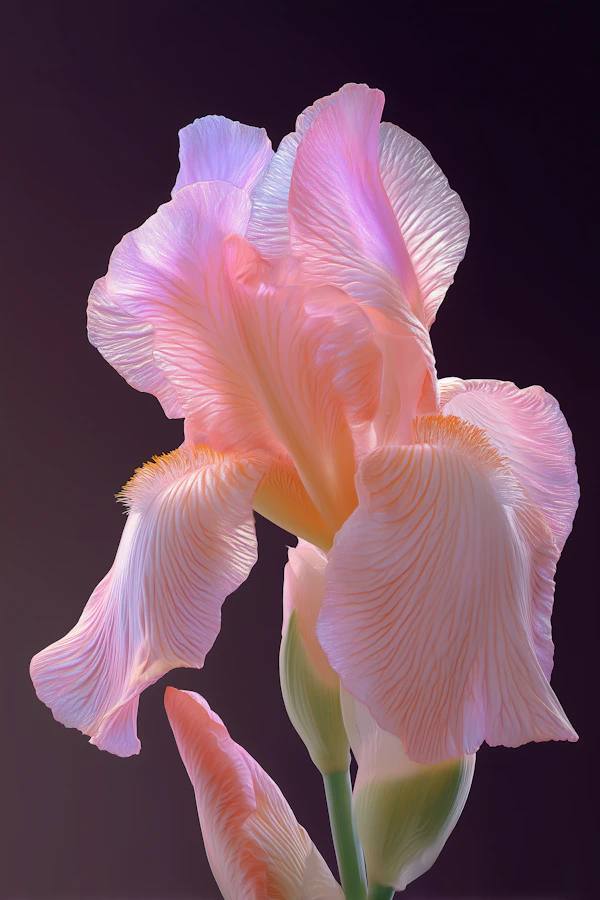 Delicate Iris Flower