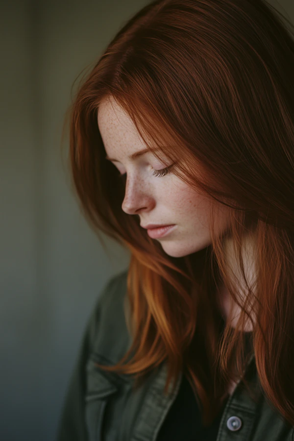 Serene Portrait of a Young Woman