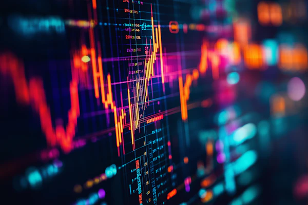 Futuristic Stock Chart