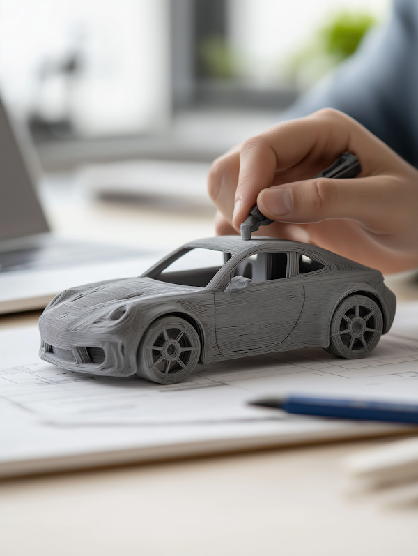 3D Pen Car Model Crafting