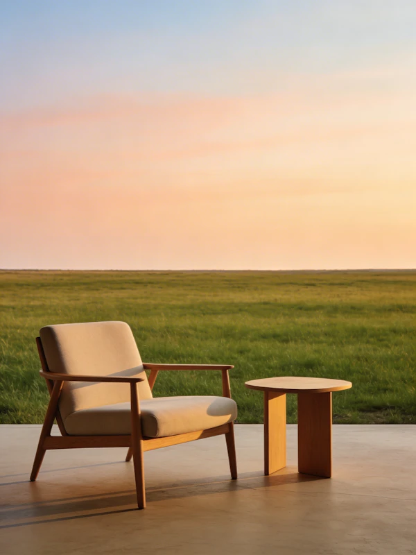 Serene Patio Scene