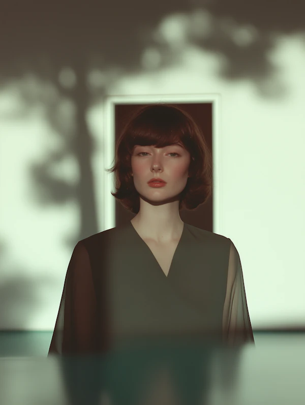 Serene Woman in Soft Light