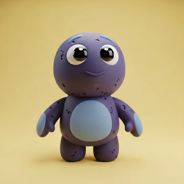 Purple Character Design