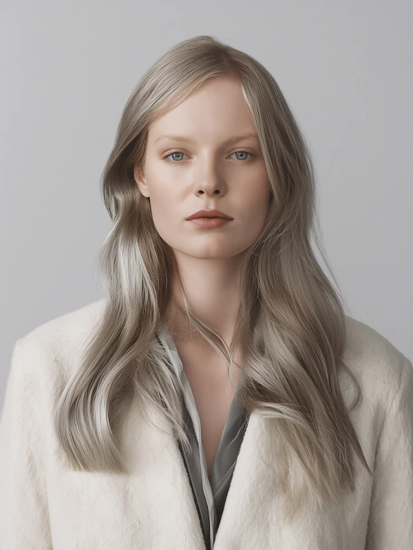 Silver-Blonde Portrait