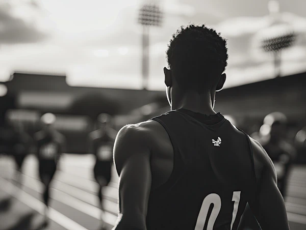 Athlete on Track Field