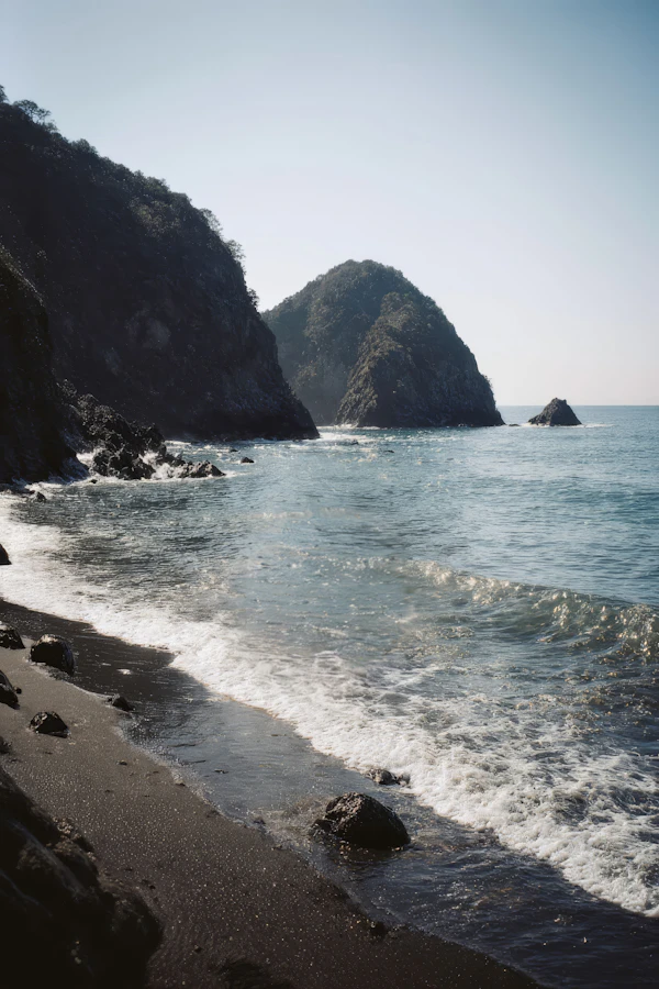 Serene Coastal Landscape
