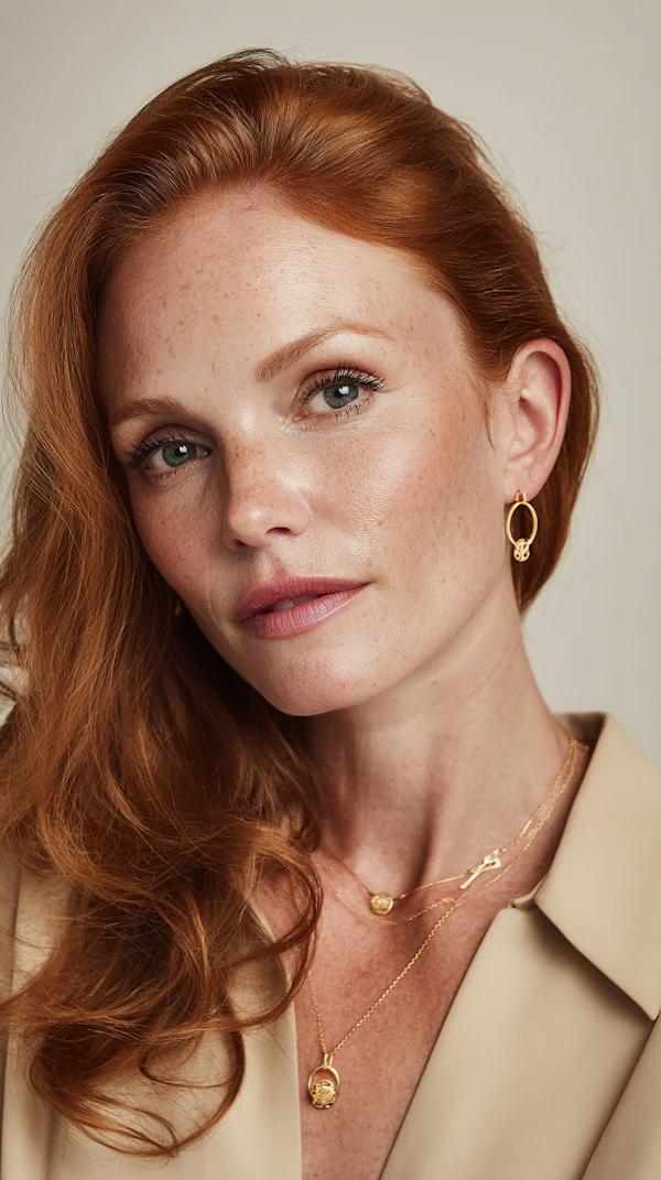 Elegant Redhead Portrait